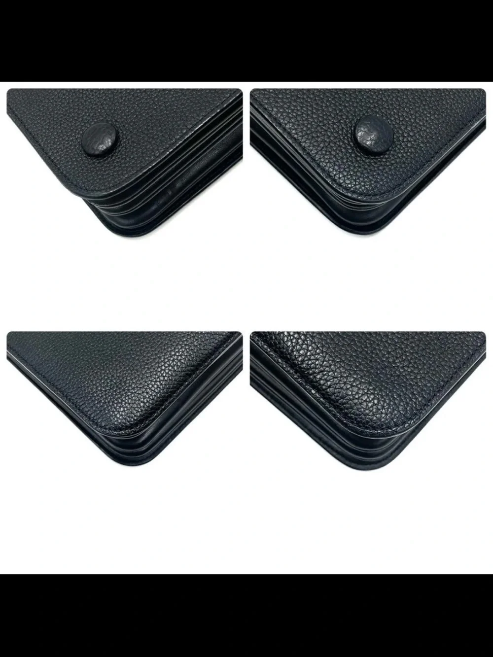 Mulberry Black Pebbled Leather Shoulder Bag with Gold Chain Strap